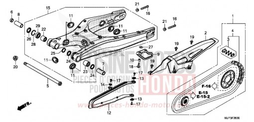 BRAS OSCILLANT CRF1000DH de 2017